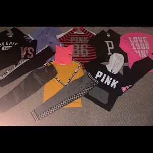 SOLD🛍💋Victoria’s Secret Pink Bundle Sweatshirts